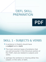 Toefl Preparation