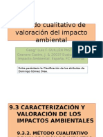 Valoración Del Impacto Ambiental