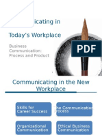 Chapter 01 Communicating in Today's Workplace