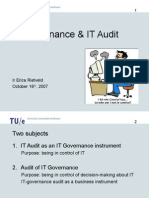 Auditing IT Governance & Control