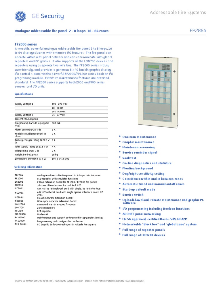 Security: Addressable Fire Systems | PDF