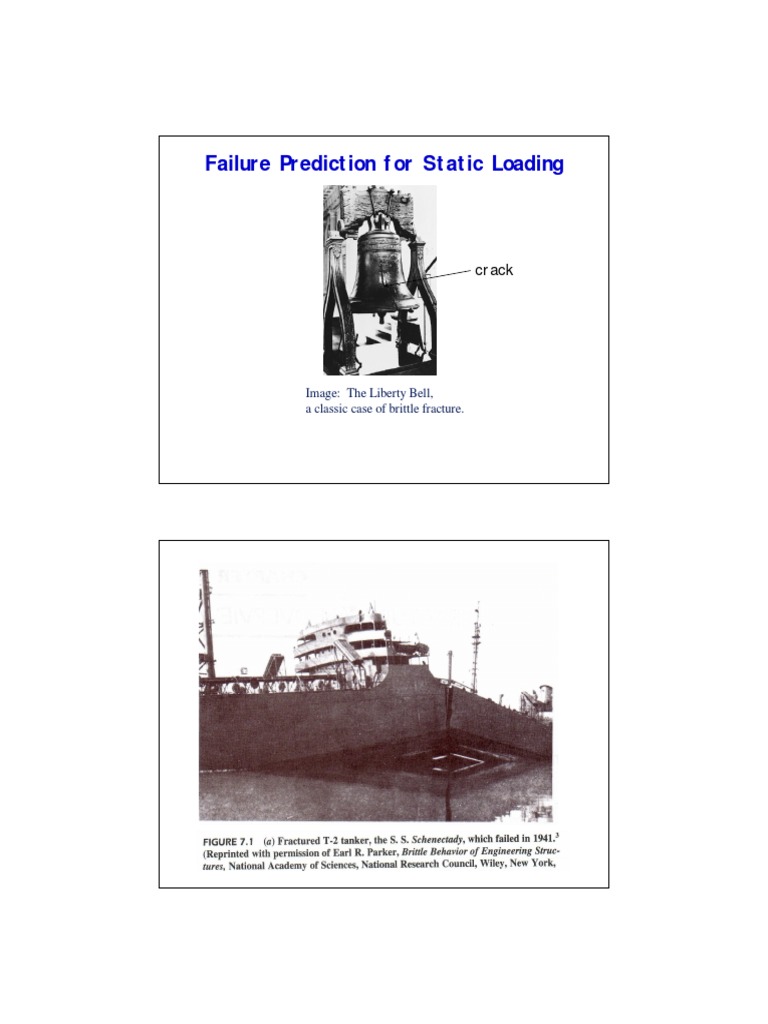 Static Loading Failure Prediction Guide | PDF | Fracture Mechanics ...
