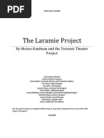 The Laramie Project Proposal For Theater Space