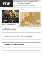 A.3 Teste Diagnóstico - 1820 e o Liberalismo (1)