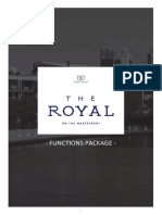 Function Package - The Royal On The Waterfront