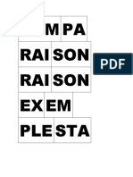 Com Pa Rai Son Rai Son Ex em Ple Sta