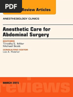 Download Anesthetic Care Fr Amdominal Surgery - Anesthesiology Clinics by Abdullah Qazi SN292612026 doc pdf