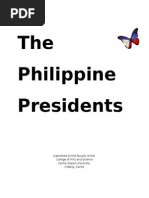 Philippine Presidents Administration Eco