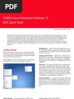 Download SUSE Linux Enterprise Desktop 10 KDE Quick Start by infobits SN2926210 doc pdf