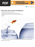Saiba Tudo Sobre Controle de Mudanças - Farmaceuticas