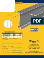 Tabela de Aço Perfil h Astm 572-Grau 50