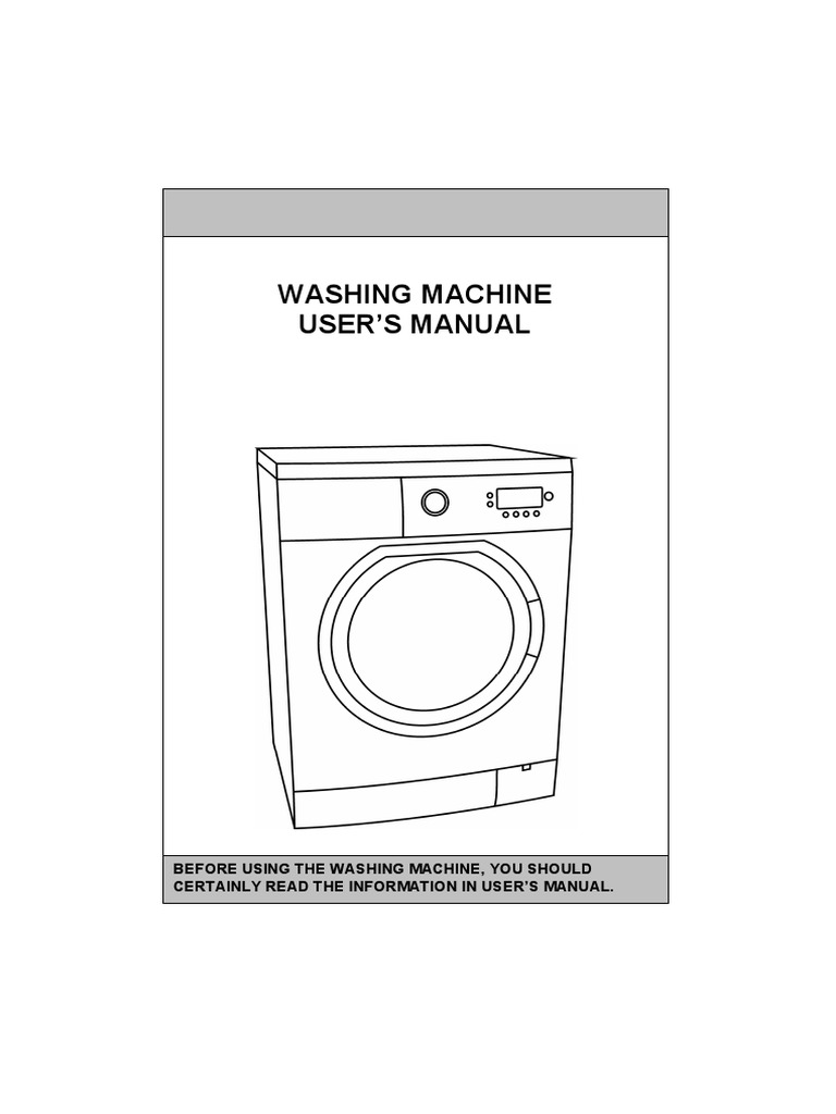 Washing Machine User S Manual Vestfrost Laundry Tap Valve