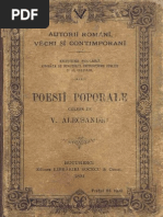 Poesii Poporale V Aslecsandri