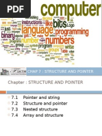 Chap 7: Structure and Pointer