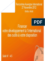 Financer Votre Developpement-RAI 2012