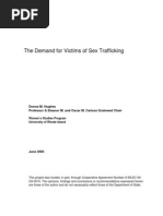 Demand For Victims of Sex Trafficking by Donna M. Hughes