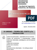 Clase 13 Teoria Del Costo Oferta de La Empresa Oct 5