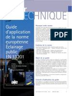 Guide Application En13201 Sitelec Marseille