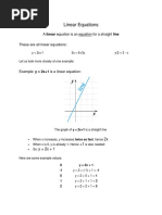 32 Linear Equations