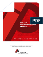 CR-158 Coupon Printer Manual