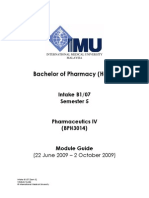 Pharmaceutics IV