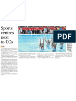 New Sports Centres To Act As Unifiers