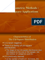 Nonparametric Methods: Chi-Square Applications