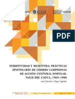 Subjetividad y Escritura: prácticas epistolares de líderes campesinas de Acción Cultural Popular, Valle del Cauca, 1969 - 1980