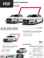 Audi S line-selection for A6 A7 20150508