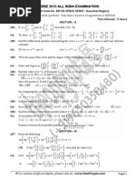 CBSE 2015 All India QN. PAPER WITH SOLUTION