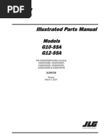 JLG G12-55A SN 0160045636 & After Telehandler Parts Manual