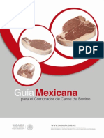 Guia Mexicana para El Comprador de Carne de Bovino