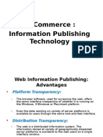 E - Commerce: Information Publishing Technology