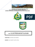 Trabajo de Clostridium Botulinum