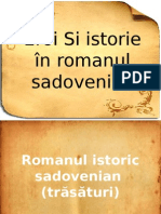 Eroi Si Istorie În Romanul Sadovenian
