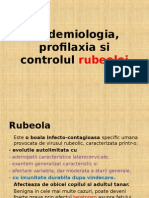 Epidemiologia, Profilaxia Si Controlul Rubeolei