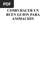 Cómo hacer un buen guión para animación
