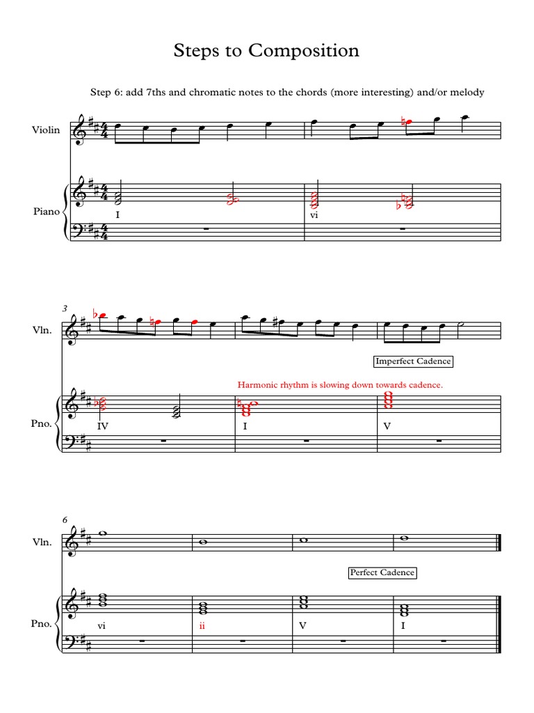 Steps To Composition6 - Full Score | PDF | Art