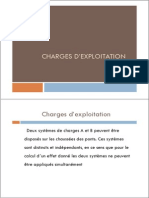 Charges d Exploitation