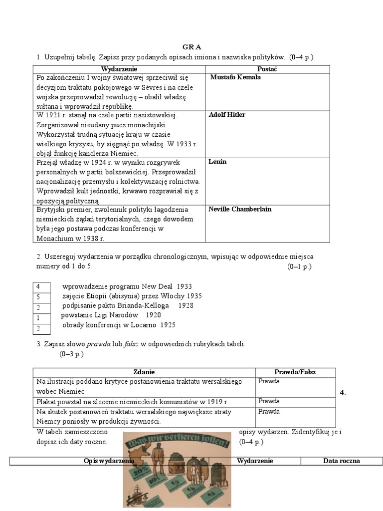 Sprawdziany Historia Klasa 5 Nowa Era Sprawdzian Historia Dział 1 | PDF