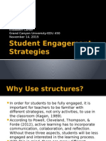 edu 450 student engagement strategies
