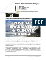 Poverty Eradication Holds Key to Address Challenge of Climate Change