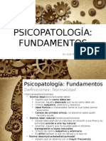 PSICOPATOLOGIA FUNDAMENTOS