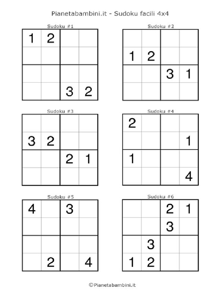 SuDoKu 4x4 (@SuDoKu_4x4) / X