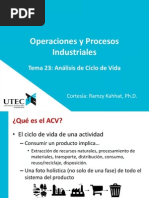 IN6004 - Tema 23 - Análisis de Ciclo de Vida de Producto V00