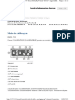 Calibraçao Da Bomba Hidraulica 320D