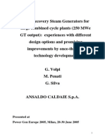 Heat Recovery Steam Generators For Large Combined Cycle Plants1