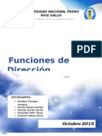 funciones de Dirección