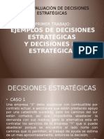 Ejemplos Evaluación de Decisiones Estratégicas