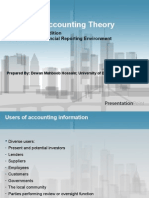 Financial Accounting Theory: Craig Deegan 3 Edition Chapter 2: The Financial Reporting Environment